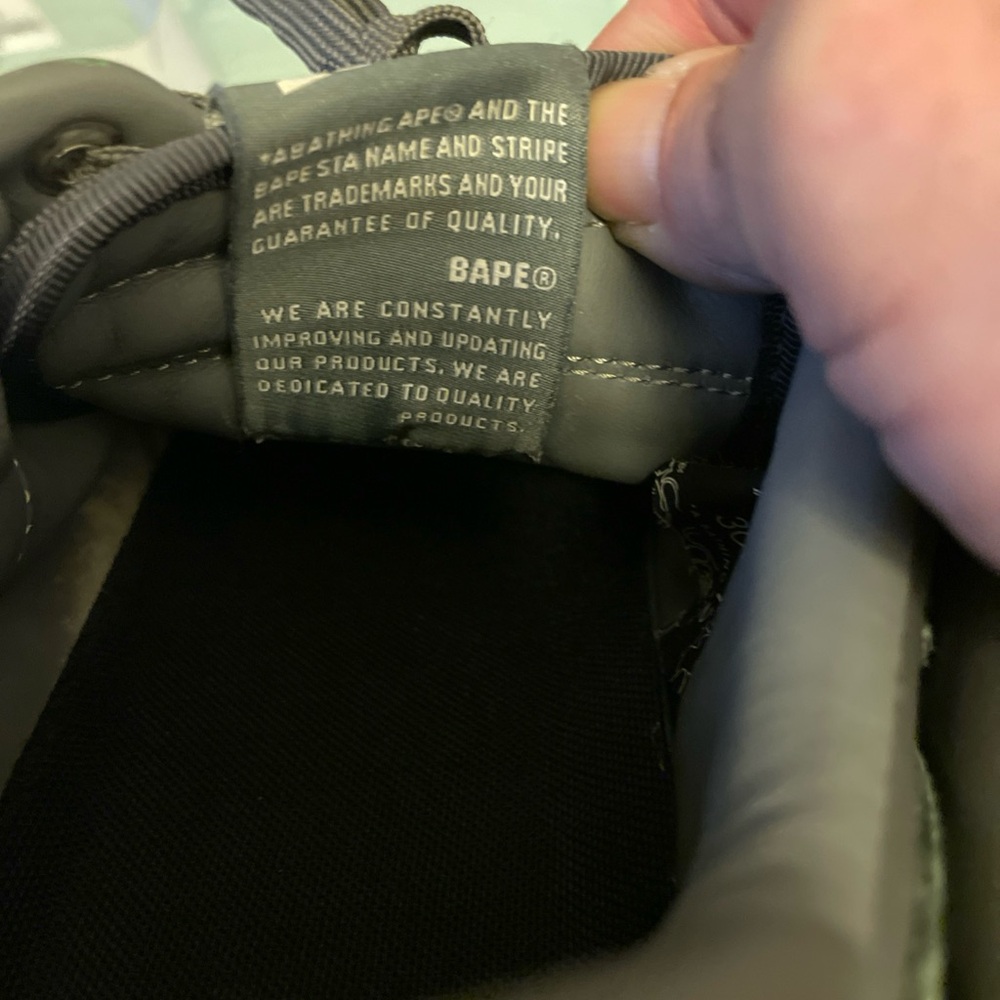 Bape Gray Sneakers for Casual Style - Picture 12 of 16